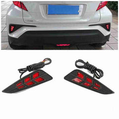Toyota CHR Rear Bumper Tail Lights / Rear Bumper Reflector Light / Back Bumper Brake Light