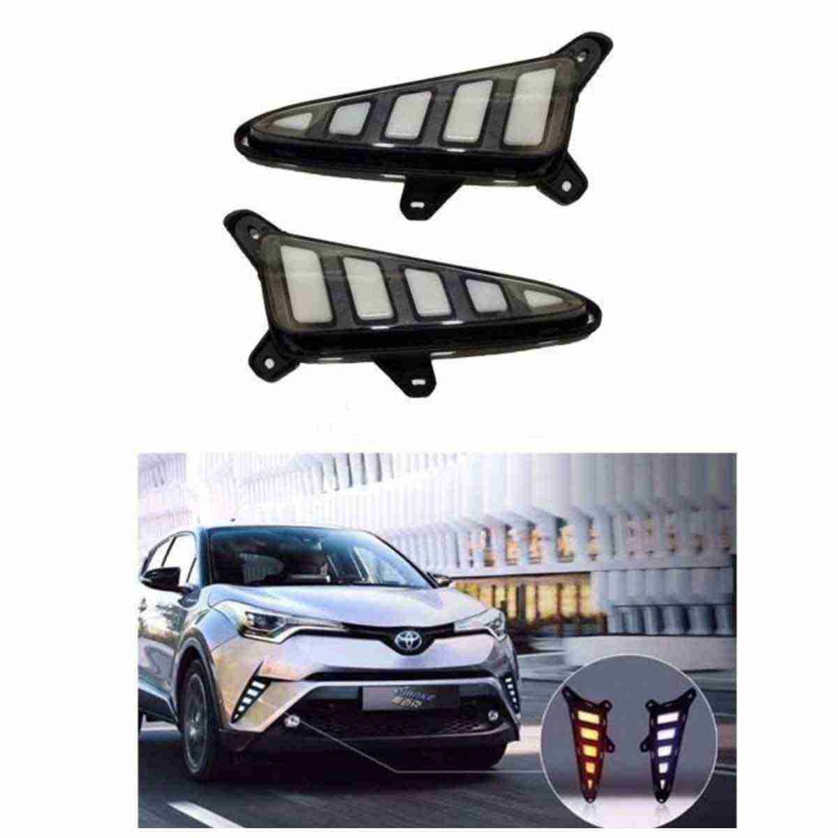 Toyota CHR Front LED DRL / Front LED DRL Tail Style
