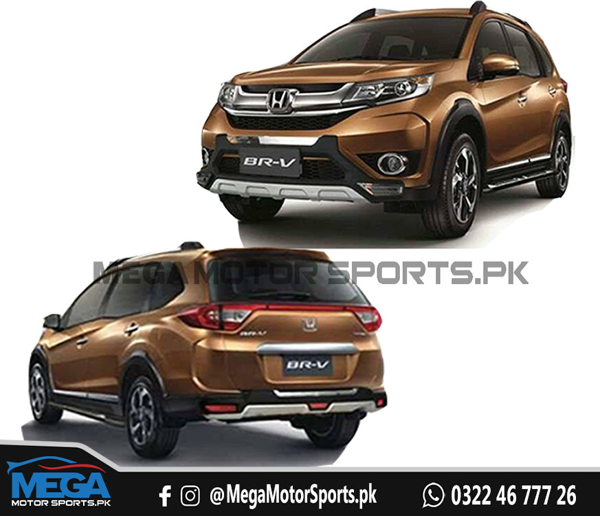 Honda BRV Front And Back Bumper Guard - Bodykit