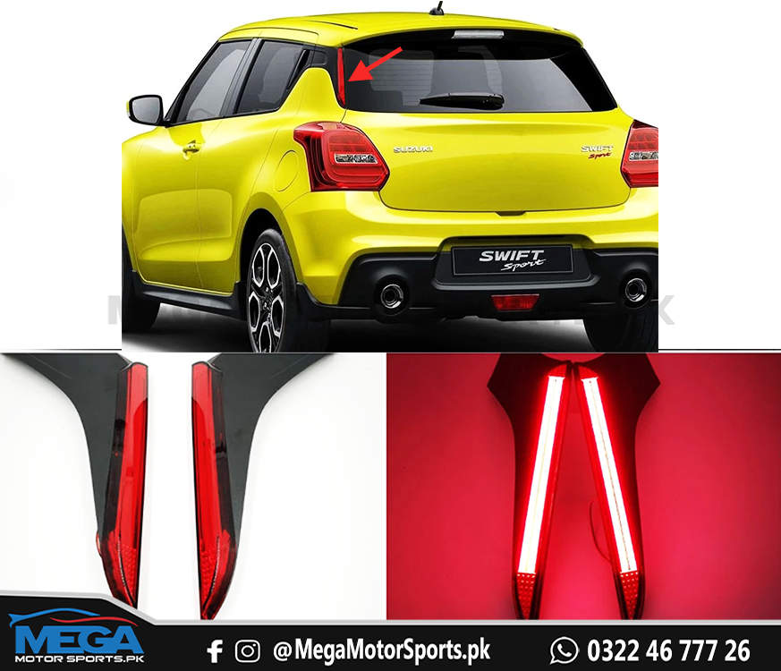 Suzuki Swift 2022 LED Trunk Pillars For 2022 2023