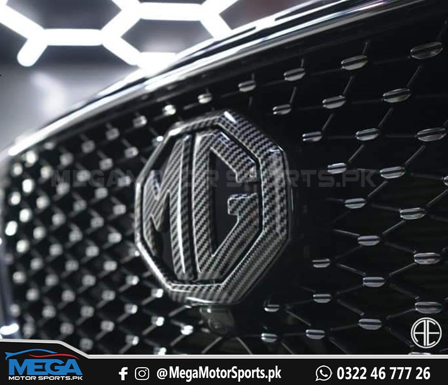 MG HS Carbon Fiber Logos (Front and Back) For 2020 2021