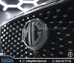 MG HS Carbon Fiber Logos (Front and Back) For 2020 2021