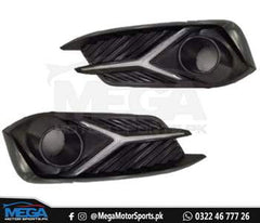 Honda Civic X  Fog Lamps Sword Style DRL Cover 2016-2020