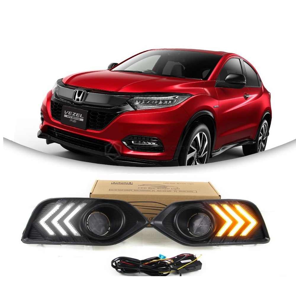 Honda Vezel New Style Fog Lamps DRL Cover 2018-2021