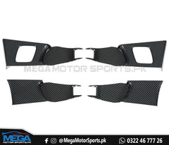 Honda Civic 2022 Carbon Fiber Inner Door Handle Bowl For 11th Generation 2022 2023