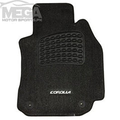 Toyota Corolla Rug Style Velvet Floor Mat Black - 2014 - 2023
