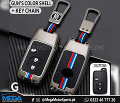 Toyota Prado Metal Key Fob / Key Cover For 2008 - 2022