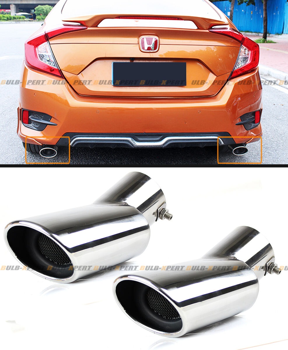 Honda Civic X Turbo Exhaust Tip 2016-2021 - Single