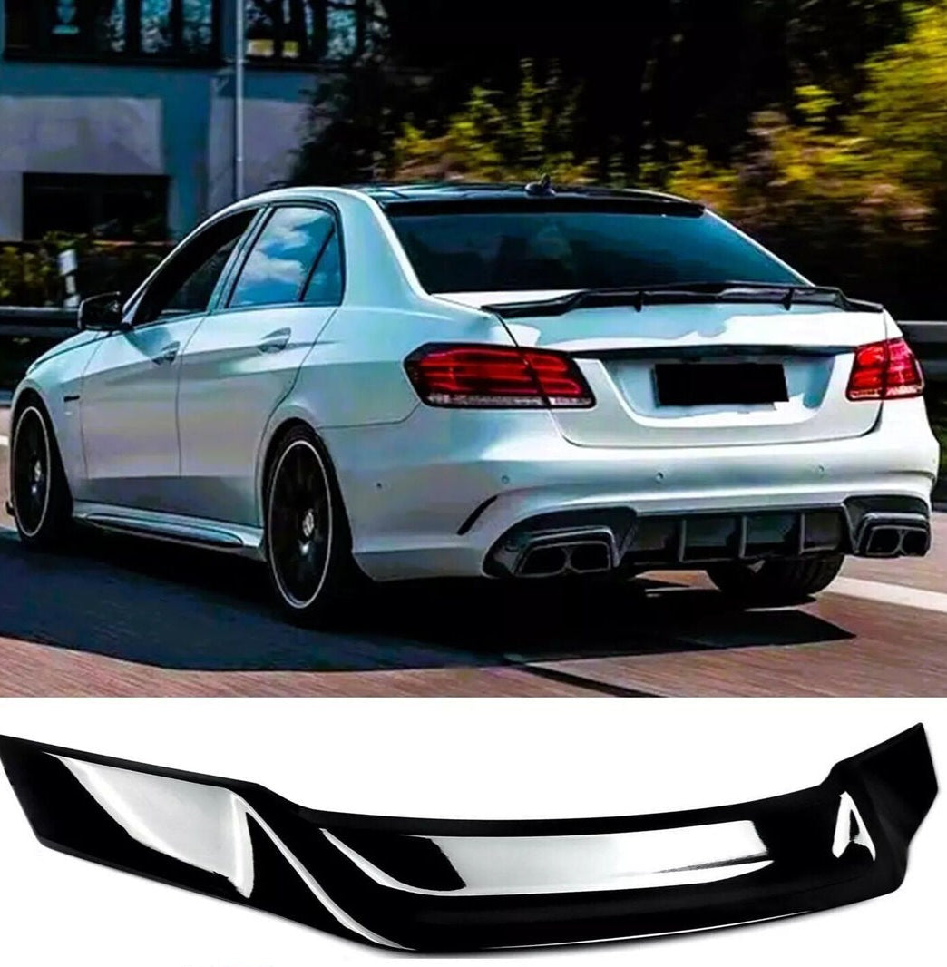 Mercedes E Class / E63 W212 Ducktail Spoiler Gloss Black 2008 - 2014