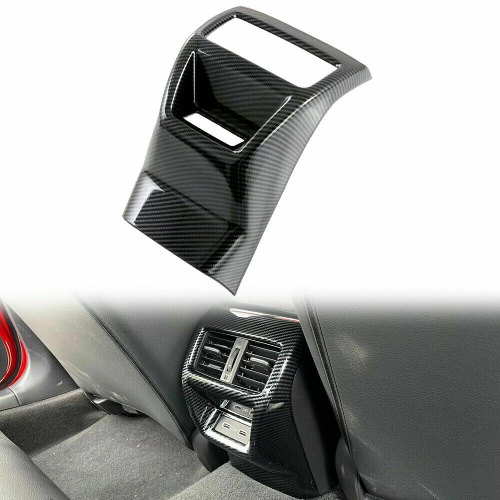 Honda Civic 2022 Carbon Fiber Rear Armrest Air Vent Outlet For 11th Generation 2022 2023