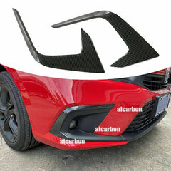 Honda Civic 11th Generation Carbon Fiber Eyebrow Lid Fog Lamp Covers For 2022 2023