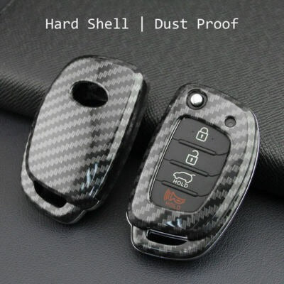 Hyundai Elantra Carbon Fiber Key Fob For 2020 2021