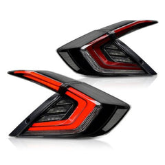 Honda Civic X Cobra Double Bar Style Lava Tail Lamps 2016-2021