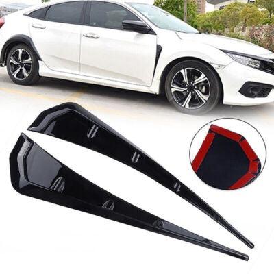 Honda Civic X  Matt Black Type R Fender Trim