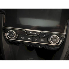 Honda Civic X Climate Control Carbon FIber Trim 2016-2021