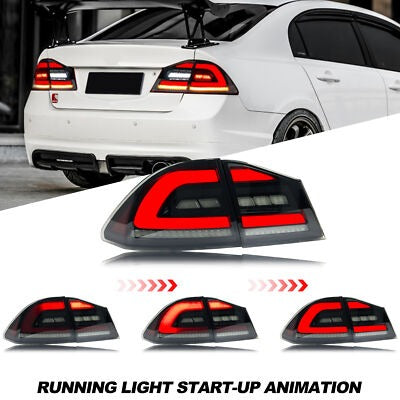 Honda  Civic Reborn Tail Lights Audi Style 2006 - 2012