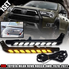 Toyota Hilux Revo Headlight LED DRL For 2021 2022