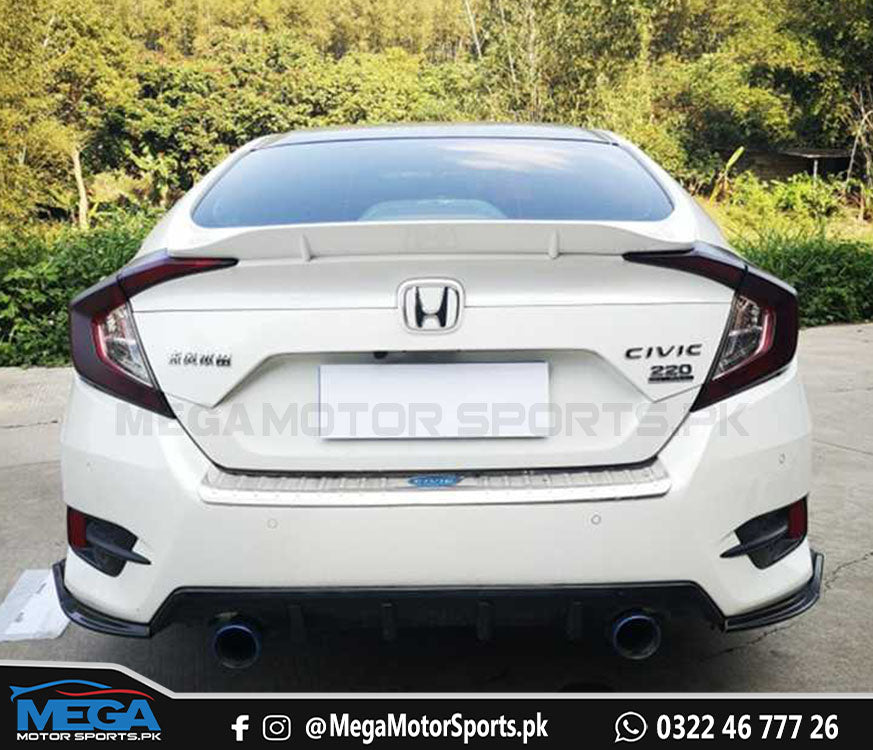 Honda Civic JDM Style Spoiler For 2016 - 2021