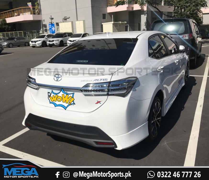 Corolla Altis Grande X Bumpers Facelift Front and Back for 2017 2018 2019 2020 2021