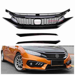 Civic X Type S Front Grill For 2016 - 2021