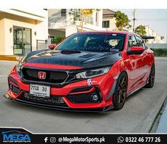 Honda Civic X JS Racing Style Sports Grill For Model 2016 - 2021