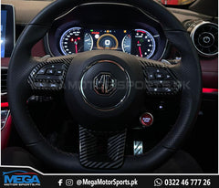MG HS Carbon Fiber Steering Trims - 3 Pcs - For 2020 2021