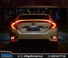 Honda Civic Trunk LED Spoiler For 2016+