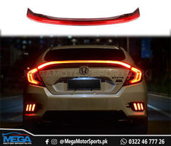 Honda Civic Trunk LED Spoiler For 2016+