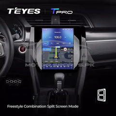 TEYES TPRO For Honda Civic 10th Gen Tesla Style LCD For 2016 - 2021
