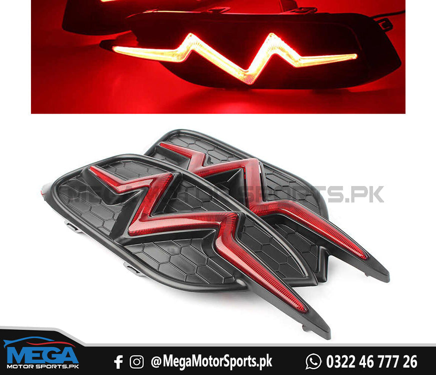 Honda Civic X Back Bumper Light Heartbeat A Style LED 2016-2020